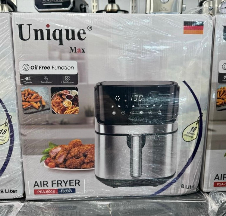 سرخ کن بدون روغن یونیک مکس 8 لیتری 1800 وات مدل PSA_600
