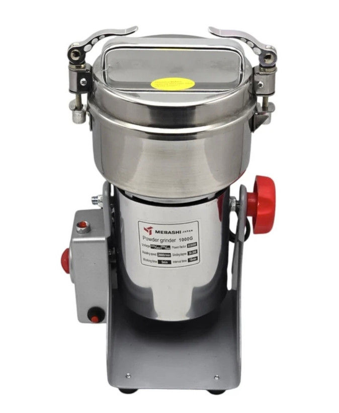 آسیاب صنعتی مباشی ژاپن- ظرفیت 1 کیلویی- 8 تیغه طلایی- قدرت 8000W وات