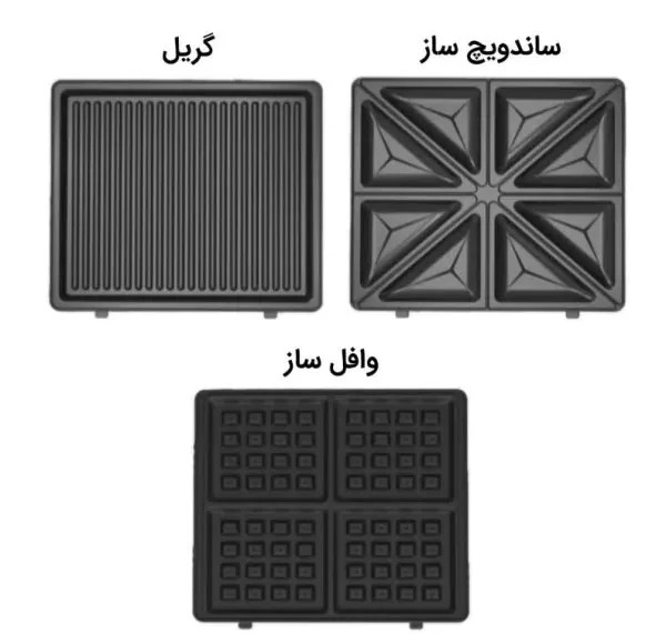 ساندویچ ساز سه کاره Panasonic مدل PA-6025