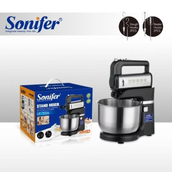 همزن کاسهدار 3.5 لیتری سونیفر مدل SF-7036