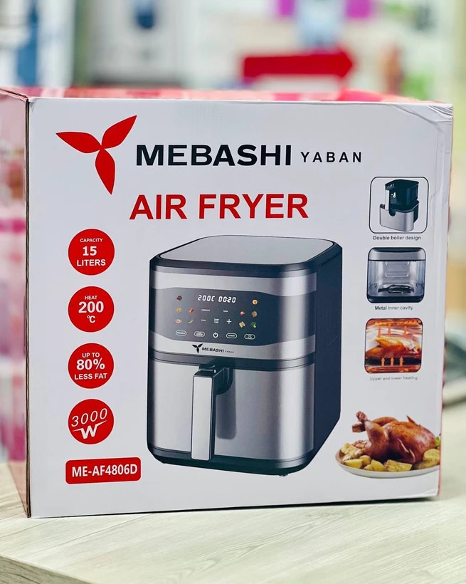 سرخ کن دوالمنت مباشی- ظرفیت 15 لیتر تمام استیل سبدار مدل ME-AF4806D