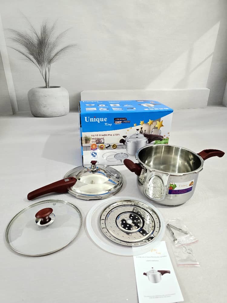 زود پز سوپاپ دار دو حالته یونیک ظرفیت 8 لیتر