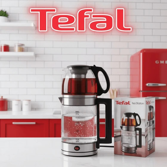 چایی ساز روهمی تفال- وارمردار مدل TF-124