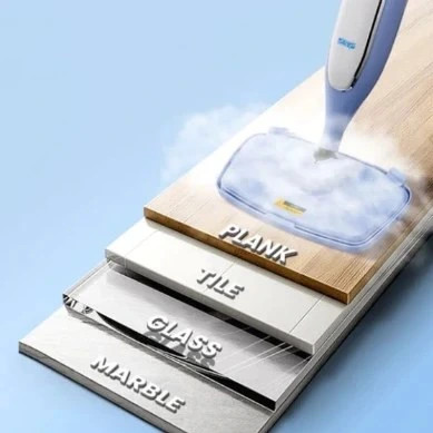 بخارشوی ایستاده DSP مدل KD2036 | Steam Mop 1250W با مخزن 350 میلیلیتر و سری چرخشی 180 درجه