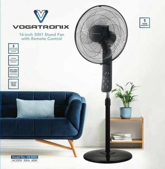 پنکه ایستاده وگاترونیکس مدل VE-SF01