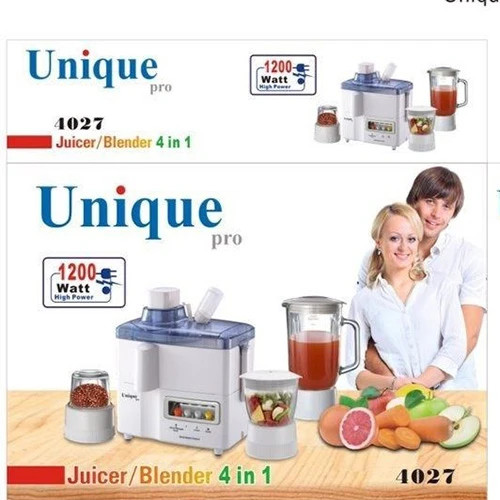 آبمیوه گیری ۴ کاره یونیک مدل 4027