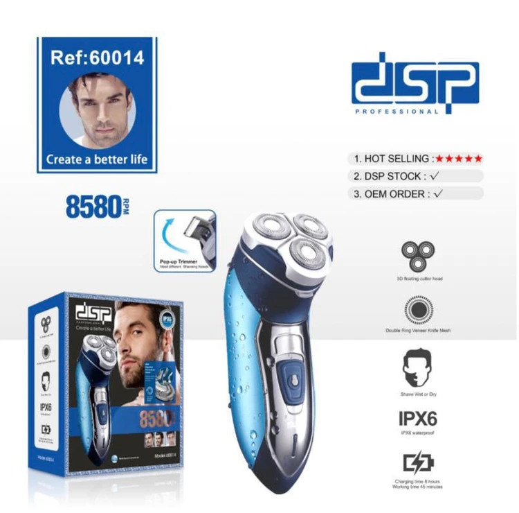 ریش تراش دی اس پی مدل 60014 با برش چرخشی و ضد آب