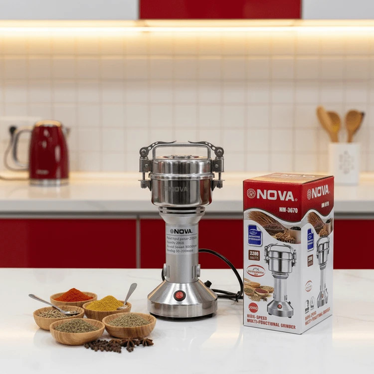 آسیاب نیمه صنعتی نوا مدل NOVA NM-3670