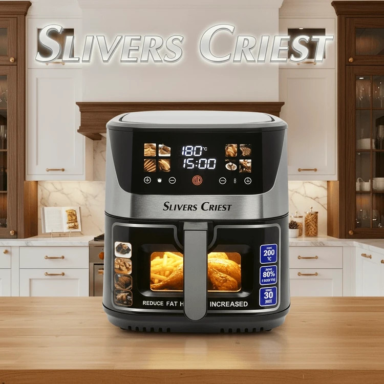 سرخ کن دوالمنت سیلورکرست- ظرفیت 13.5 لیتری جلو شیشه ای قدرت 2200W وات- مدل SCS-6090-D