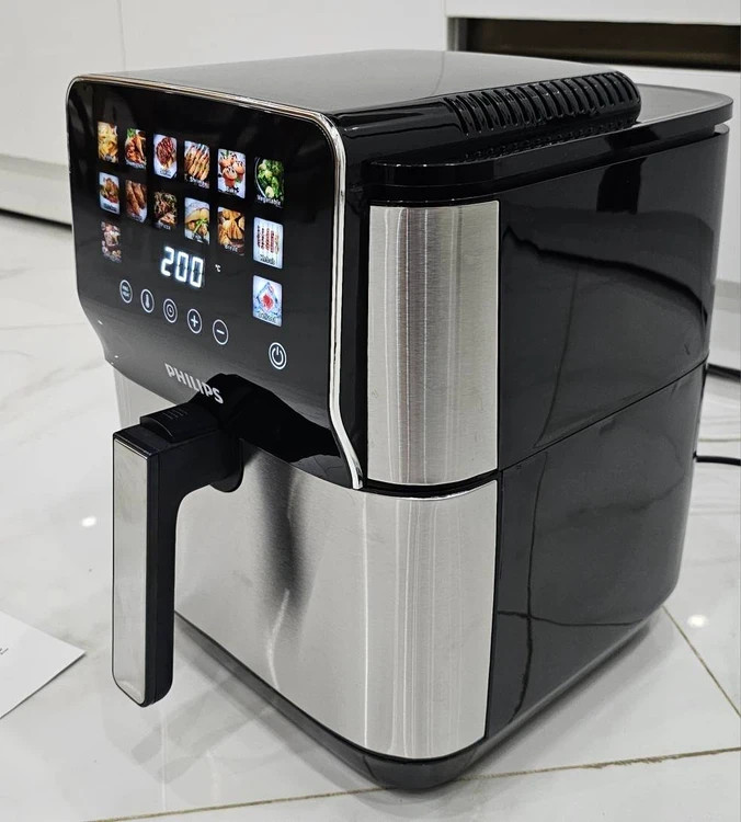 سرخ کن دوالمنت فیلیپس- ظرفیت 15/5 لیتری تمام استیل مانیتور دار- قدرت 3500W وات- مدل PH-9880