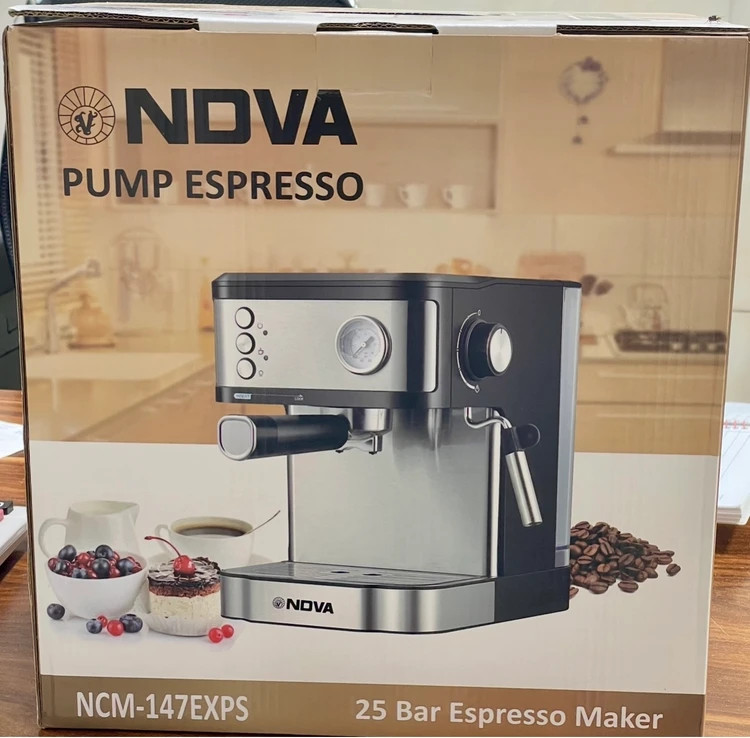 اسپرسو سازندوا- فشار بخار 25 بار- مدل NDVA NCM-147EXPS