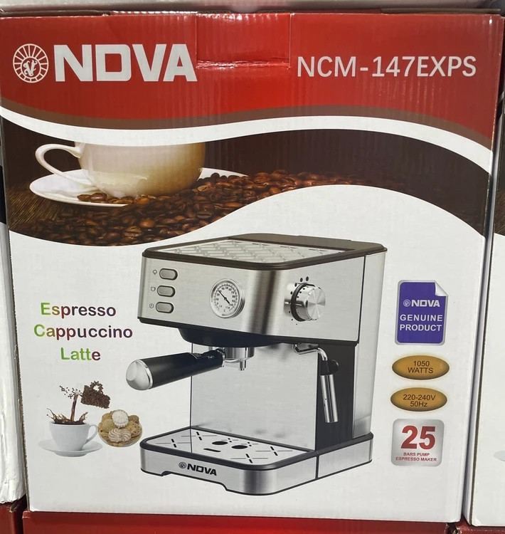 اسپرسو ساز 147 ندوا- فشار بخار 25 بار مدل NCM-147EXPS