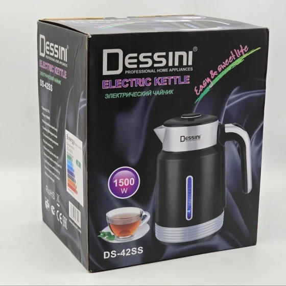 کتری برقی دسینی مدل DS-42SS ظرفیت ۲.۵ لیتر توان ۱۵۰۰ وات