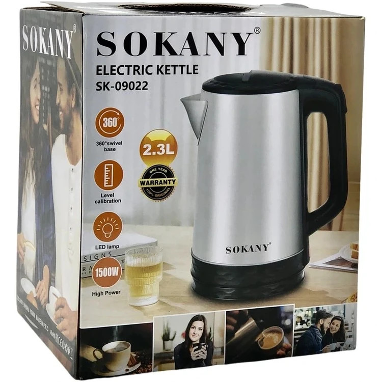 کتری برقی سوکانی مدل SK-09022 گنجایش 2.3 لیتر