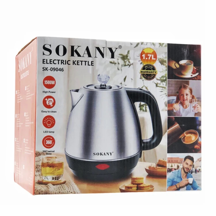 کتری برقی سوکانی مدل SK-09046 گنجایش 1.7 لیتر