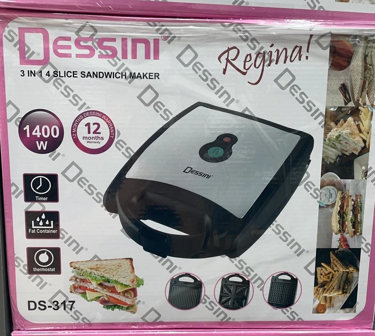ساندویچ ساز 3 کاره دسینی - قدرت 1400W وات مدل DS-317