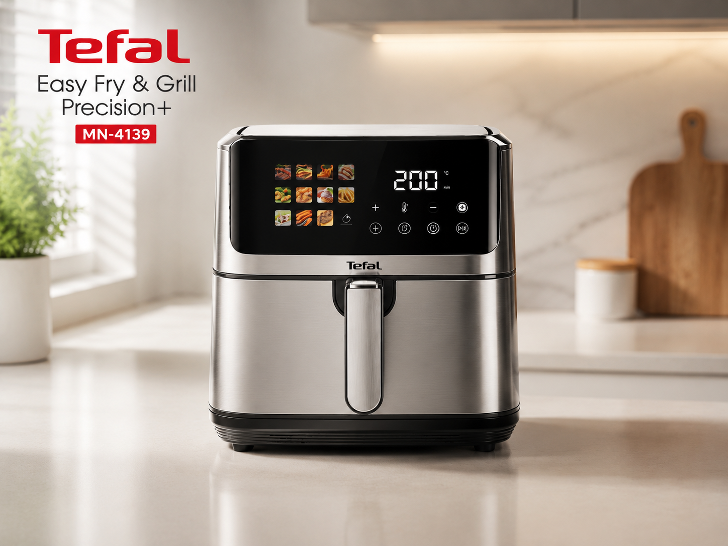 سرخ‌کن بدون روغن و گریل تفال مدل MN-4139 | Tefal Easy Fry & Grill Precision+ 15 لیتری 3000 وات