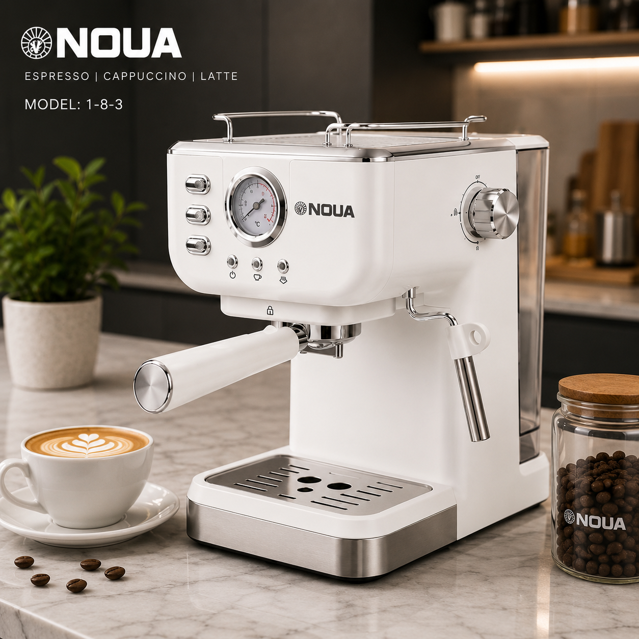 اسپرسوساز مدل 183-noua caffe