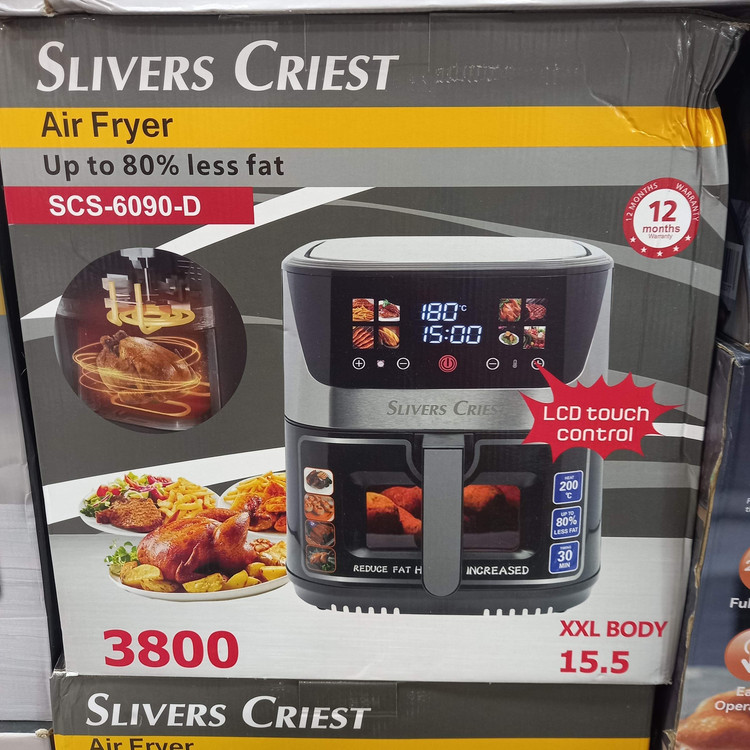 سرخ کن سیلورکرست SLIVER CRIEST SCS-6090-D ظرفیت ۱۵/۵ لیتر دو المنت