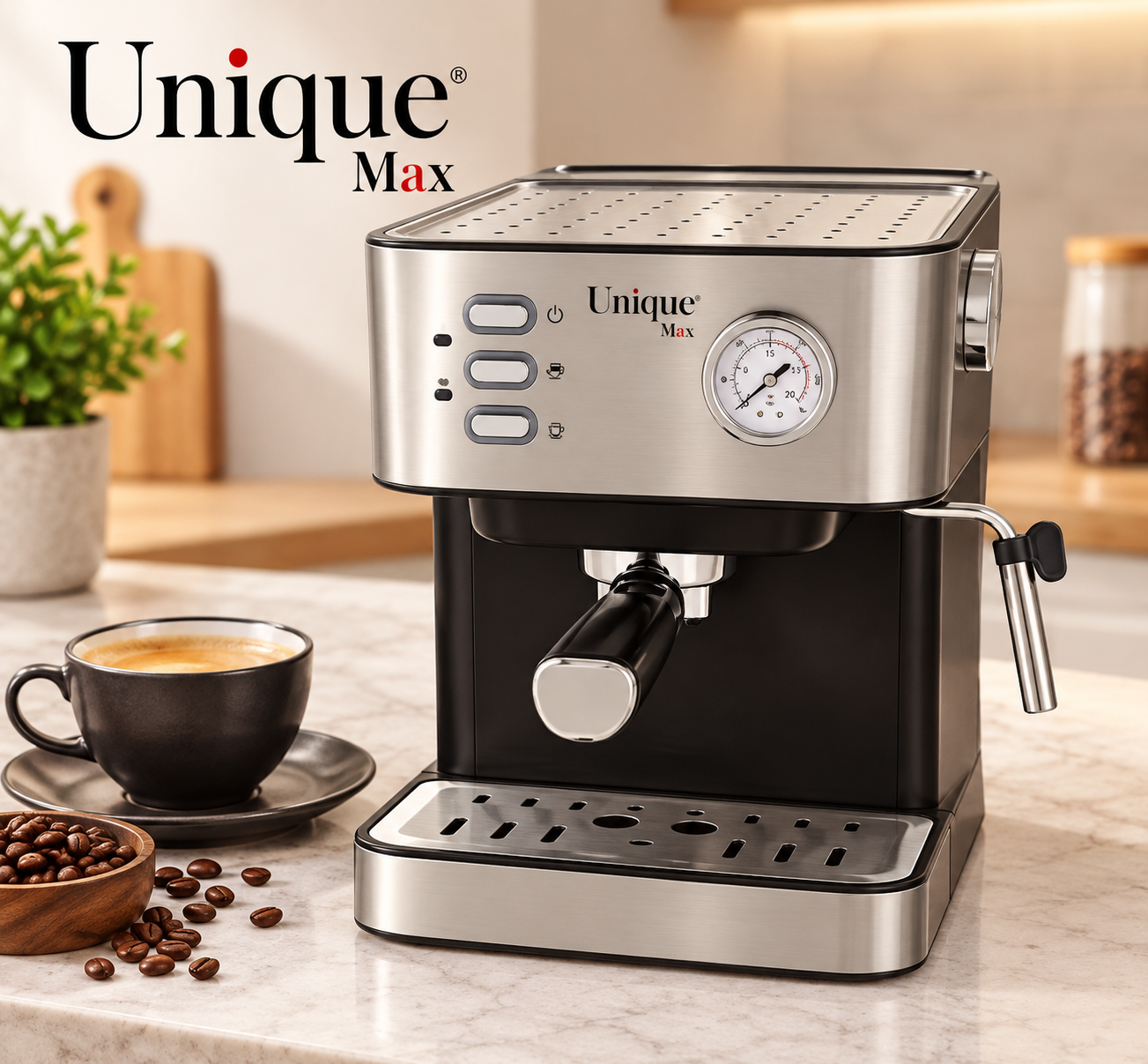 اسپرسوساز (قهوه ساز خانگی) 20 بار یونیک مدل UXP-147