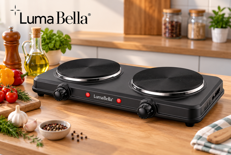 اجاق برقی دو شعله لوما بلا مدل B-7011 توان 2000 وات | LumaBella