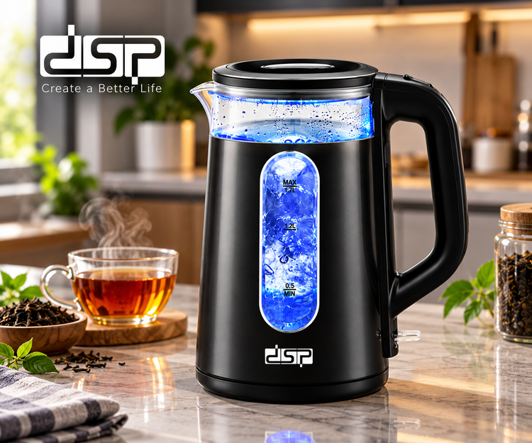کتری برقی DSP مدل KK1279 ظرفیت ۱.۷ لیتر با توان ۲۲۰۰ وات